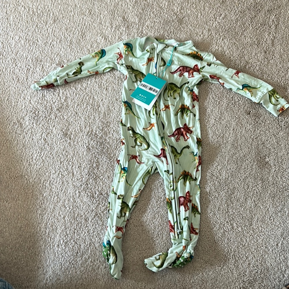 Posh Peanut Dino onesie 6-9 months